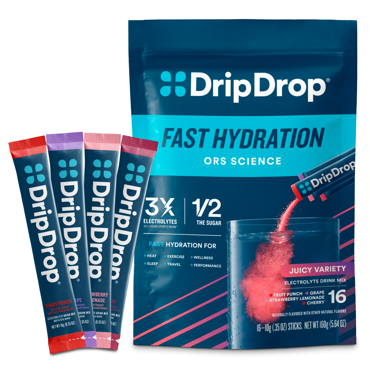 dripdrop-juicy-variety-pack-electrolyte-powder-8-oz-sticks-16-count-v9 Juicy_Variety_-_16ct_-_Transparent.png