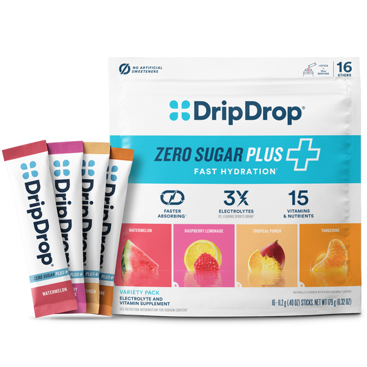 dripdrop-zero-sugar-plus-watermelon-tangerine-tropical-punch-raspberry-lemonade-16-oz-sticks-16-count-k6 Pouch_16ct_Front16ozSticks_VSPlus_Variety_A.png