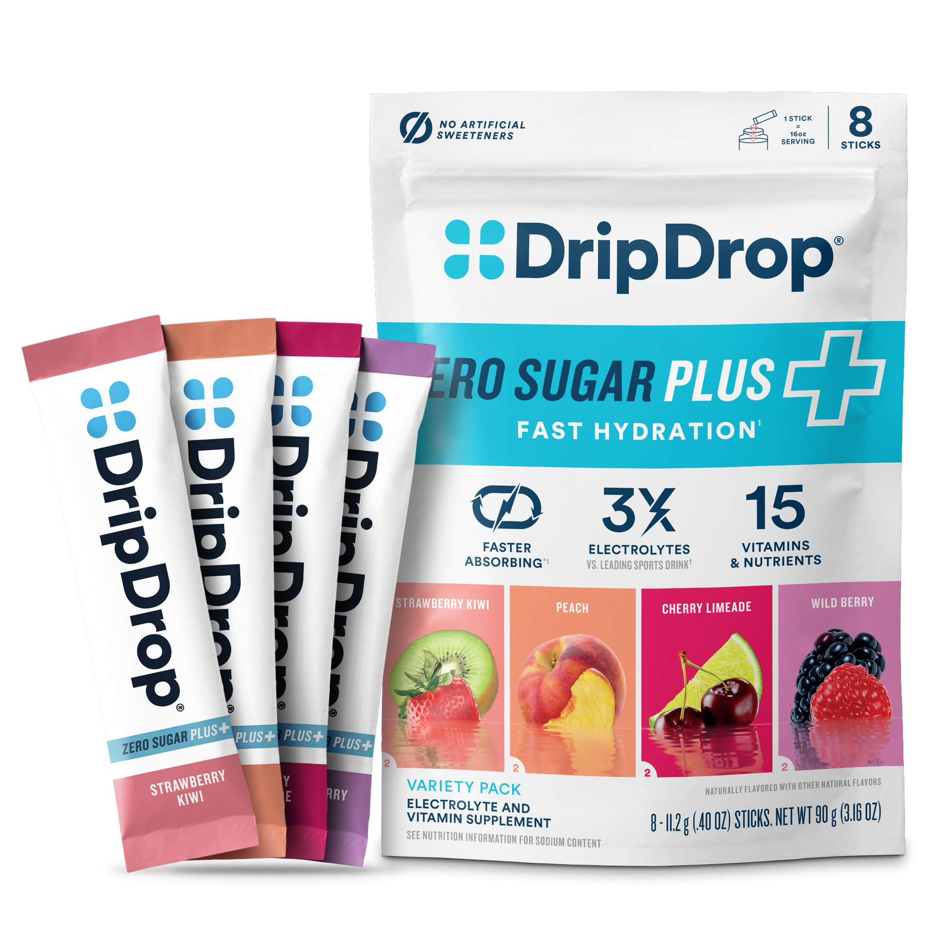 dripdrop-zero-sugar-plus-strawberry-kiwi-peach-cherry-limeade-wild-berry-16-oz-sticks-8-count-k2 Pouch_8ct_Front16ozSticks_VSPlus_Variety_B.png