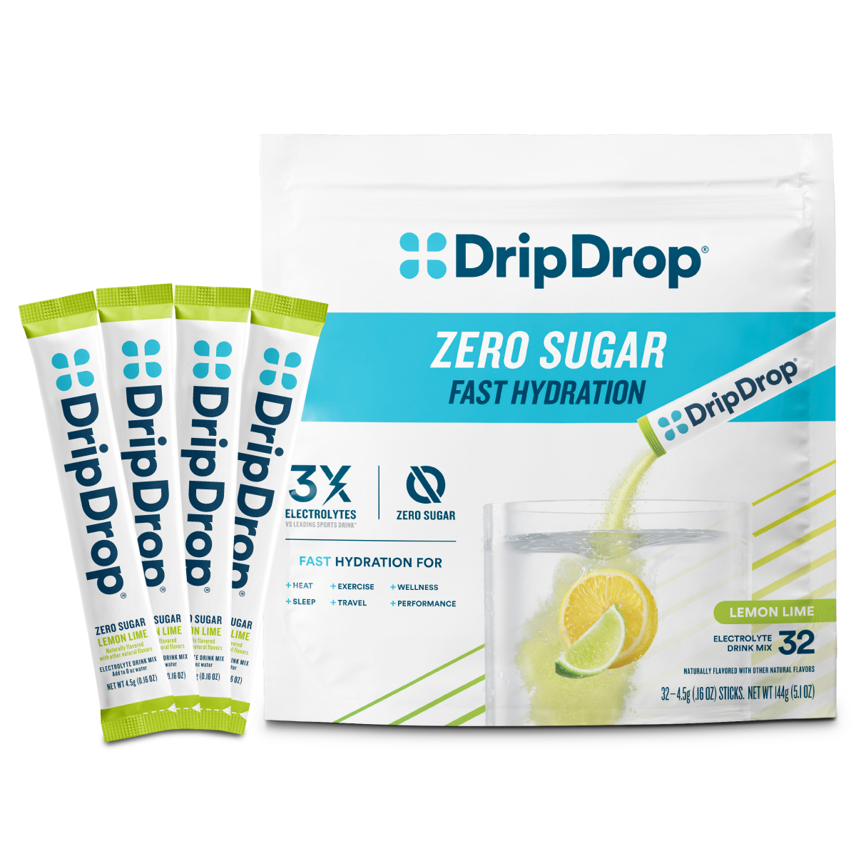 dripdrop-zero-sugar-lemon-lime-electrolyte-powder-8-oz-sticks-32-count-s2 Zero_Lemon_Lime_-_32ct_-_Transparent.png